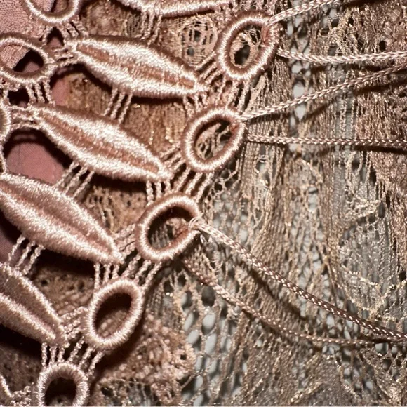 Free People Divine Mini Dress in Rose Whimsical Fairy   Women’s Dress Size 4 - Picture 5 of 12